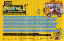 Gary Numan 2008 Isle of Wight Festival Poster